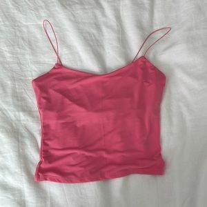 Pink tank top